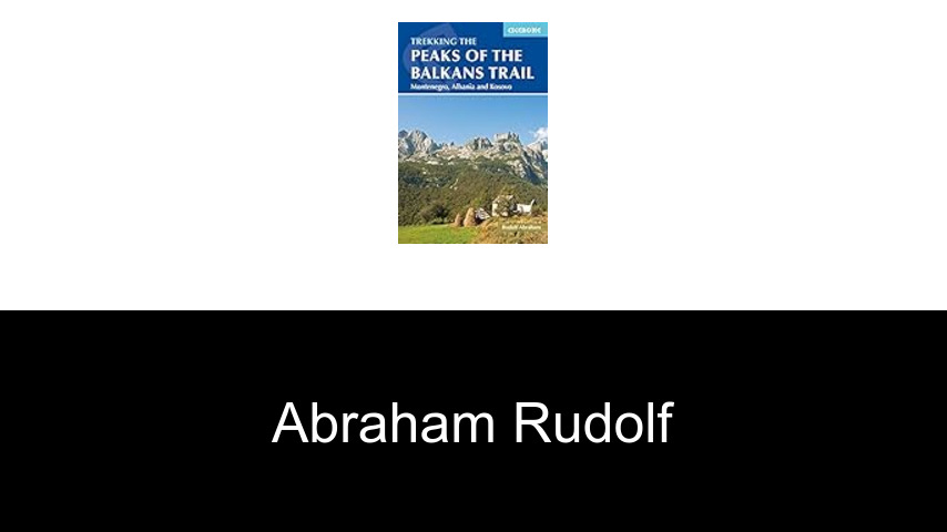 livres de Abraham Rudolf