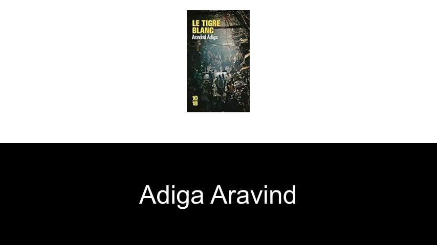 livres de Adiga Aravind