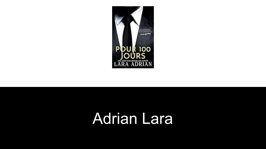 livres de Adrian Lara