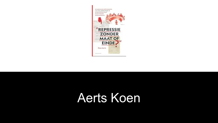 livres de Aerts Koen
