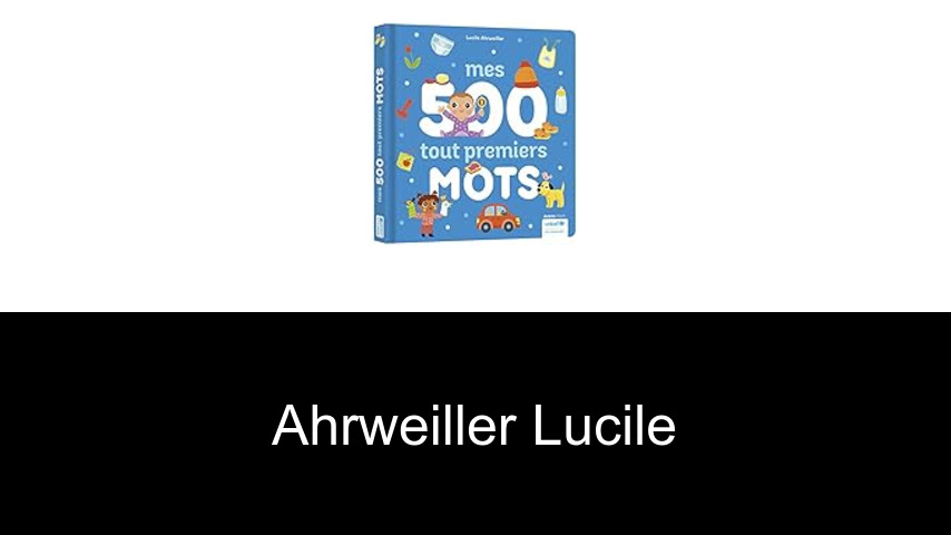 livres de Ahrweiller Lucile
