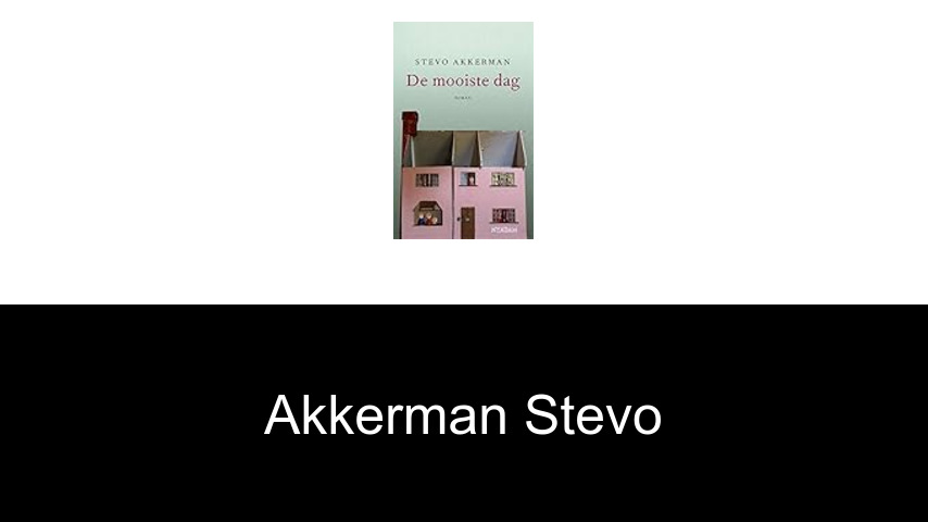 livres de Akkerman Stevo