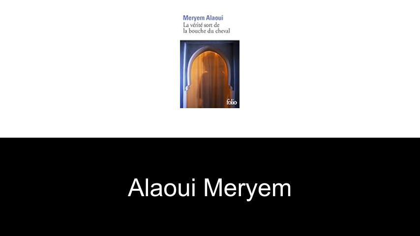 livres de Alaoui Meryem