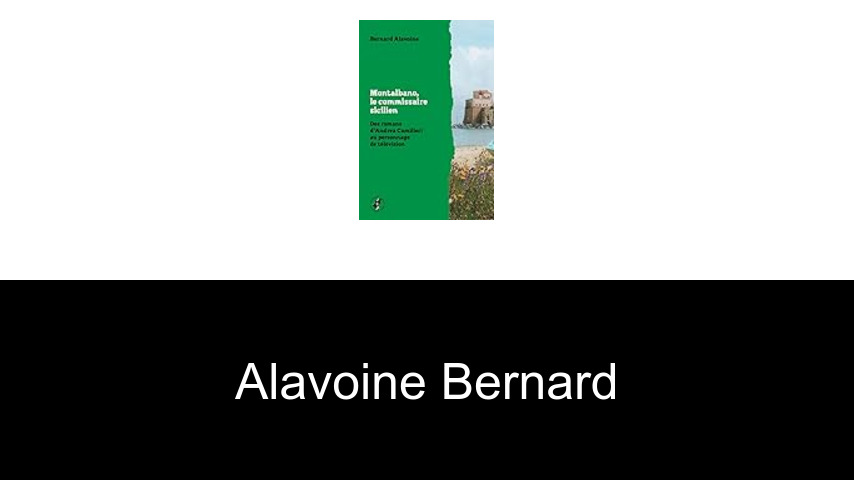 livres de Alavoine Bernard