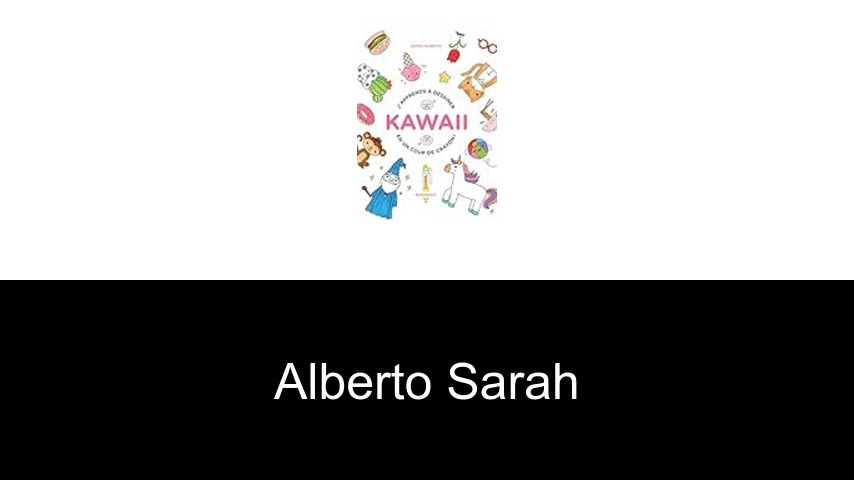 livres de Alberto Sarah