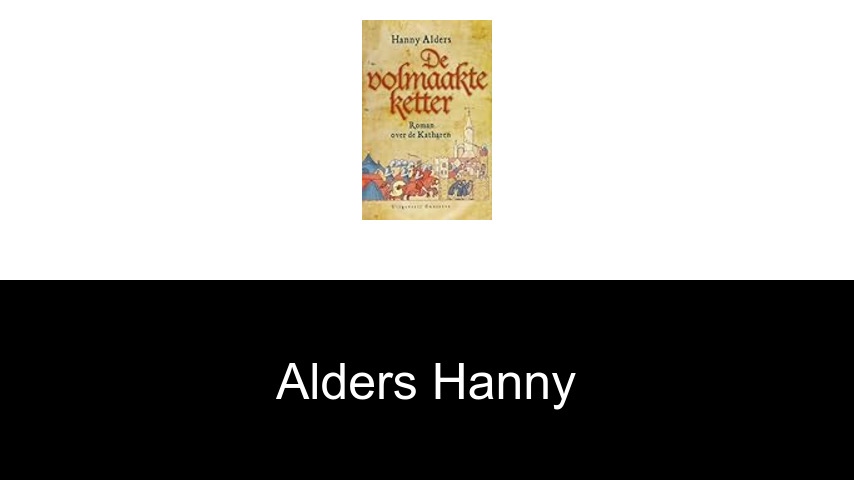 livres de Alders Hanny
