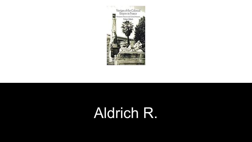 livres de Aldrich R.