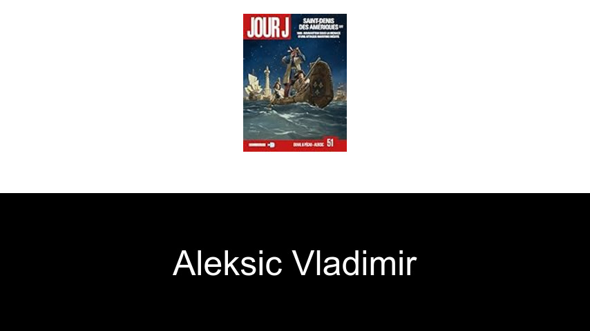 livres de Aleksic Vladimir
