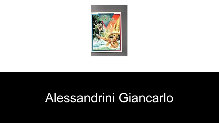 livres de Alessandrini Giancarlo