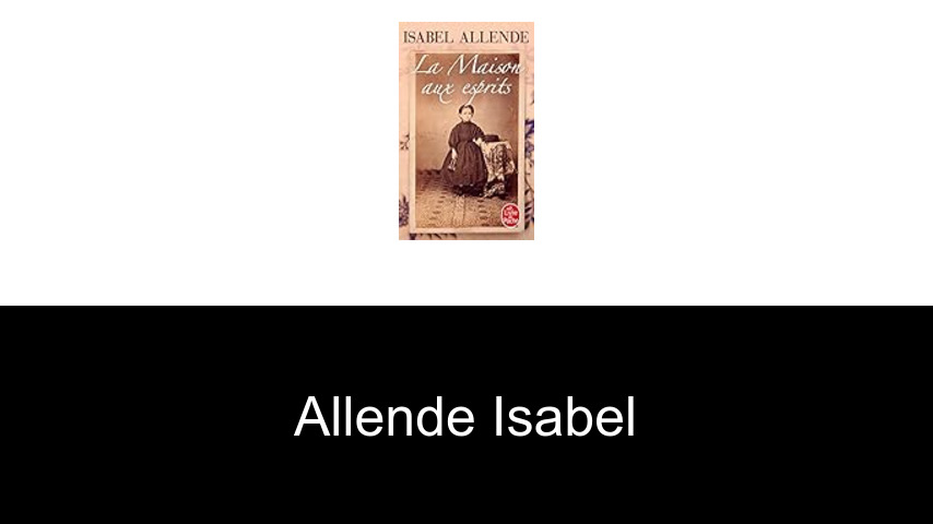 livres de Allende Isabel