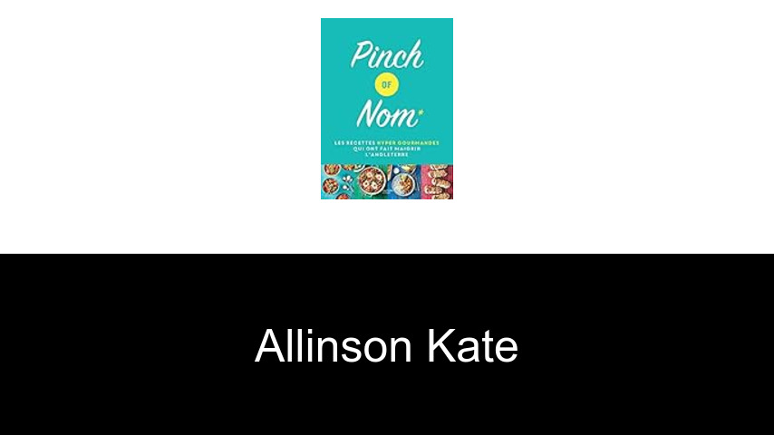 livres de Allinson Kate