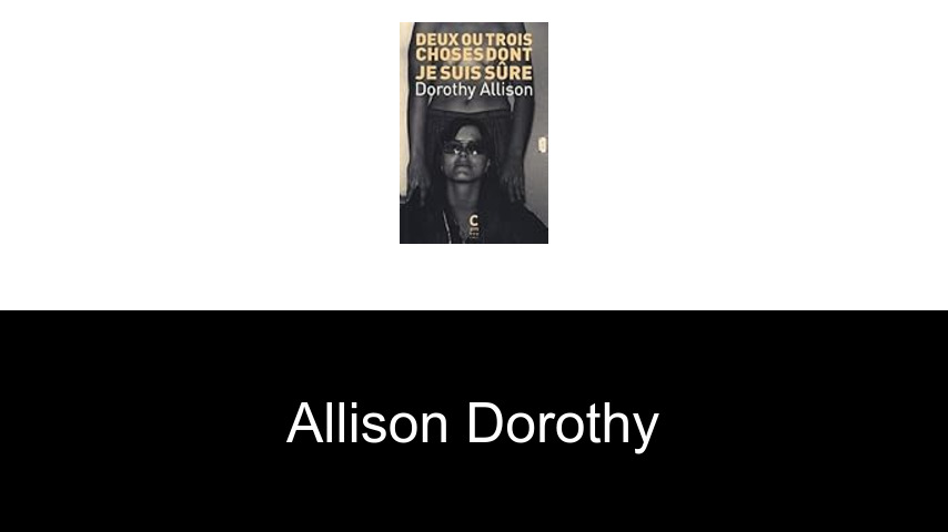 livres de Allison Dorothy
