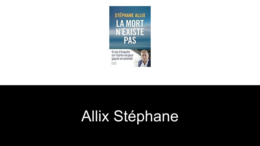 livres de Allix Stéphane