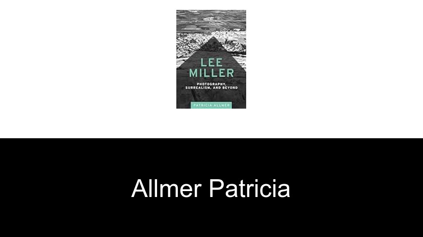 livres de Allmer Patricia