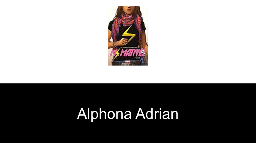 livres de Alphona Adrian