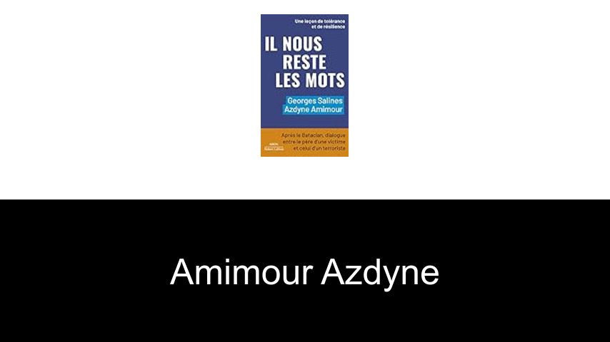 livres de Amimour Azdyne