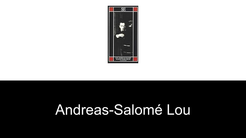 livres de Andreas-Salomé Lou