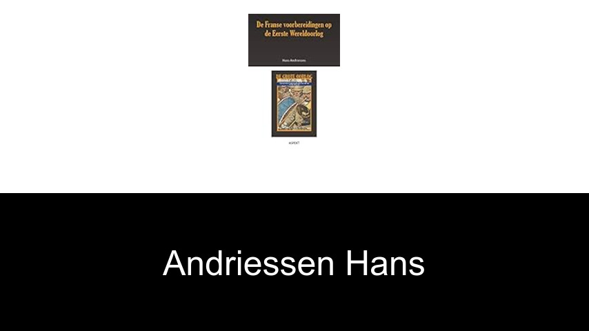 livres de Andriessen Hans