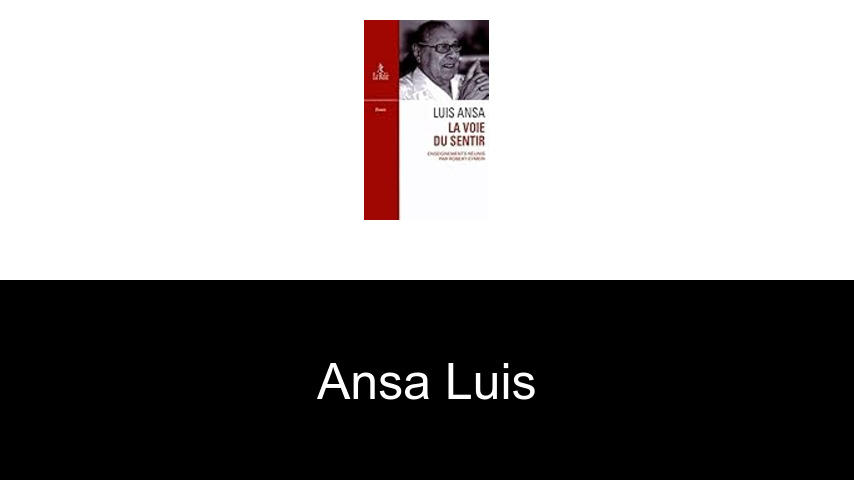 livres de Ansa Luis