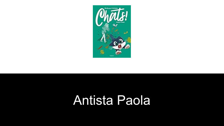 livres de Antista Paola