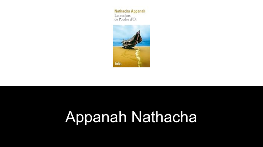 livres de Appanah Nathacha