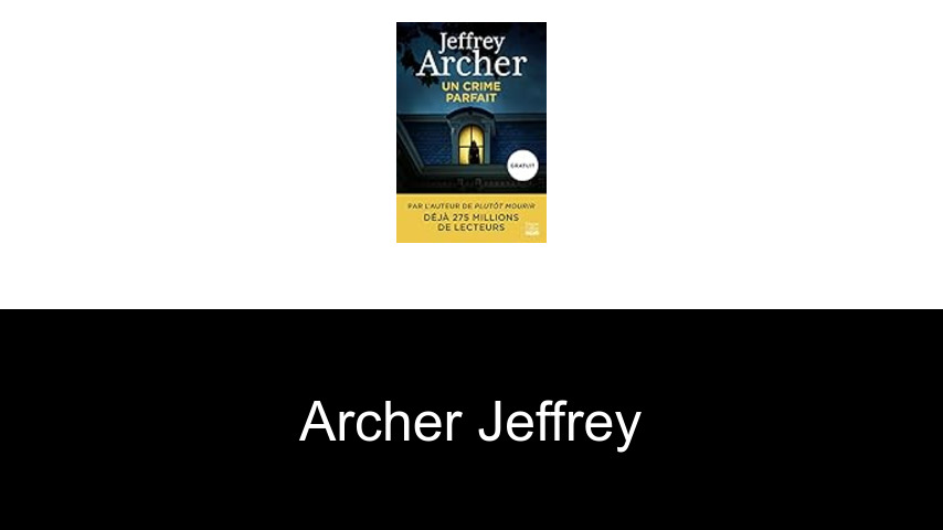 livres de Archer Jeffrey