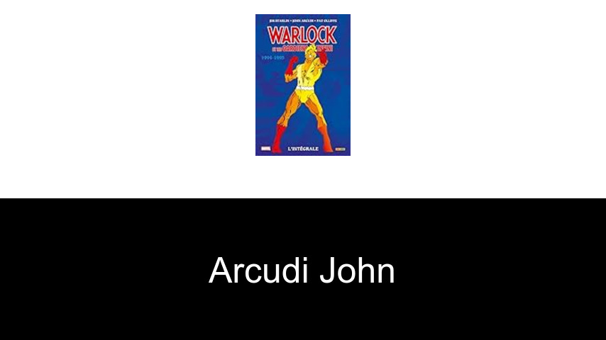 livres de Arcudi John