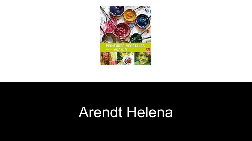 livres de Arendt Helena