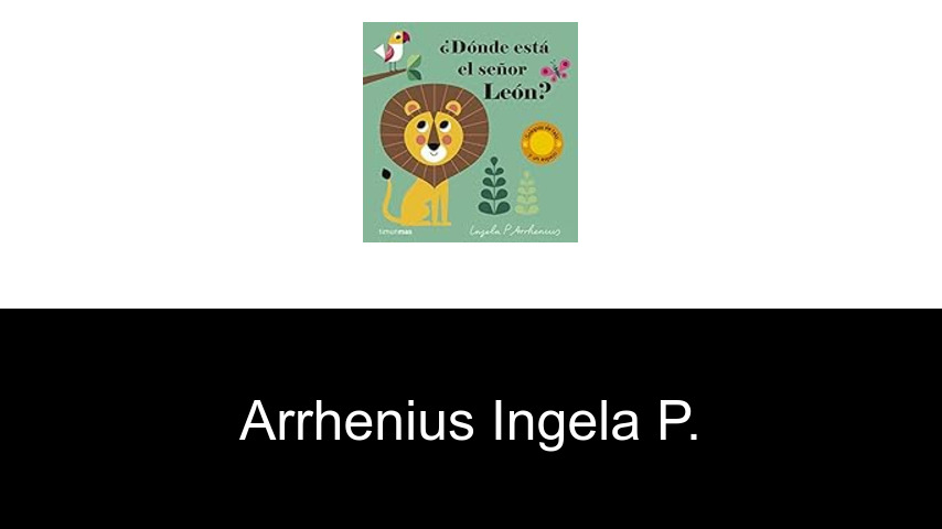 livres de Arrhenius Ingela P.