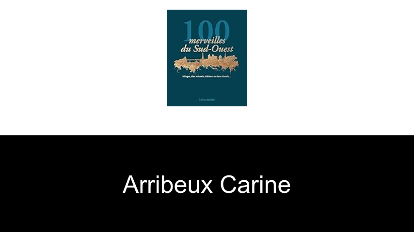 livres de Arribeux Carine
