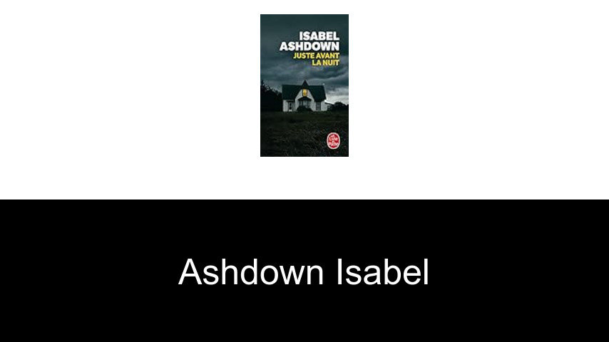 livres de Ashdown Isabel