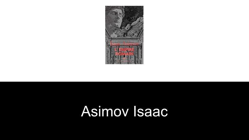 livres de Asimov Isaac