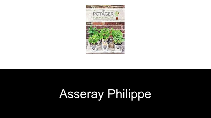 livres de Asseray Philippe
