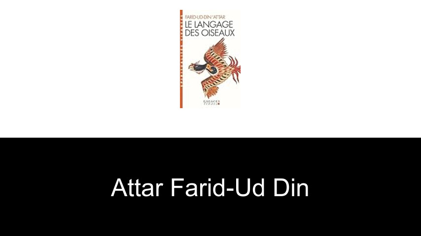 livres de Attar Farid-ud Din