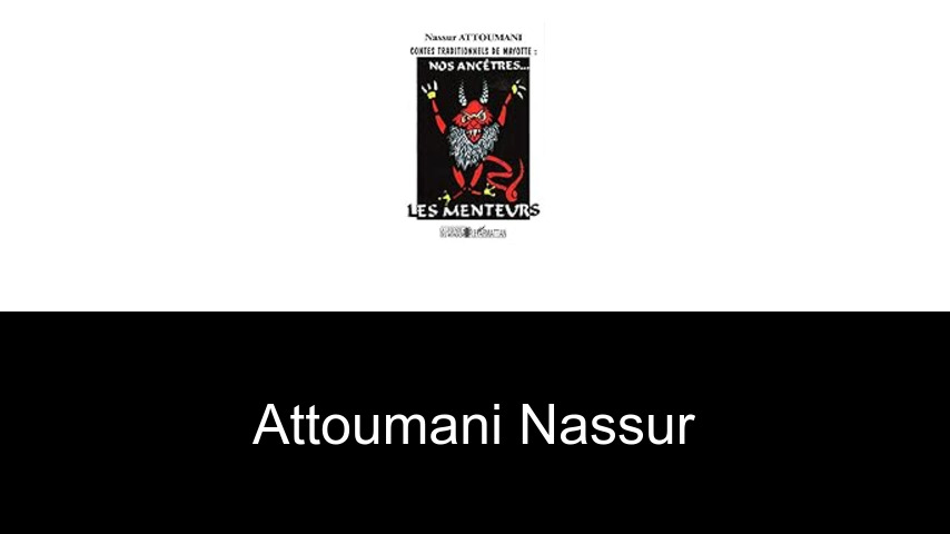 livres de Attoumani Nassur