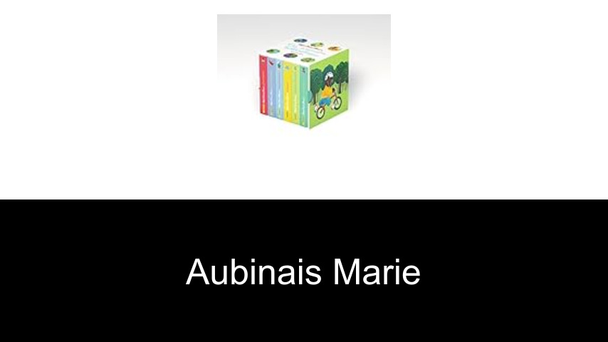livres de Aubinais Marie