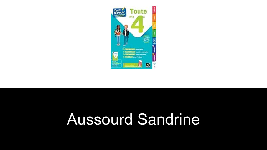 livres de Aussourd Sandrine