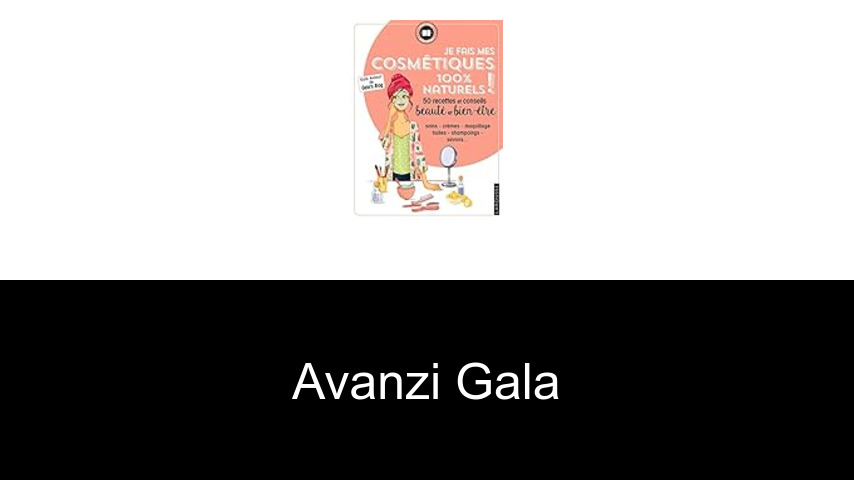livres de Avanzi Gala