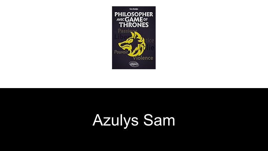 livres de Azulys Sam