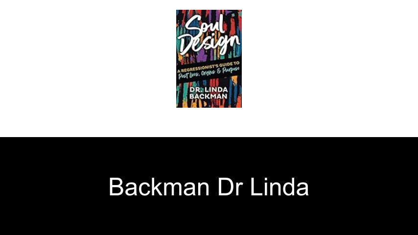 livres de Backman Dr Linda