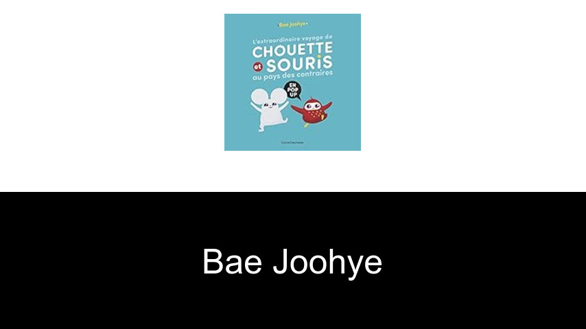 livres de Bae Joohye