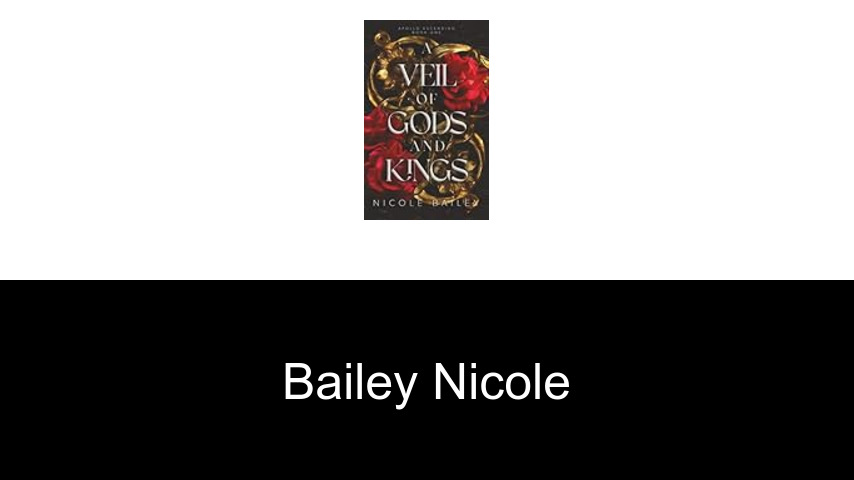 livres de Bailey Nicole