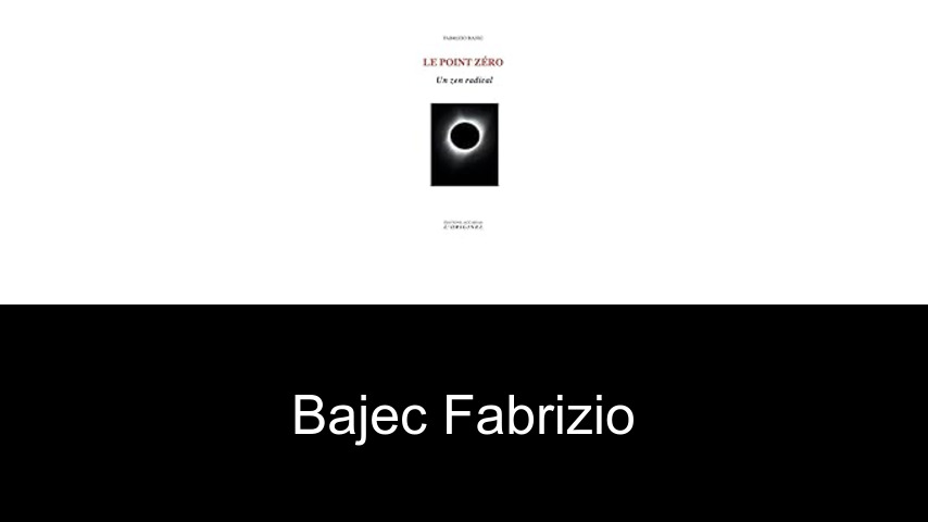 livres de Bajec Fabrizio