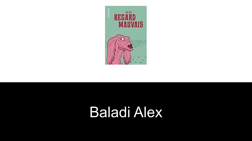 livres de Baladi Alex