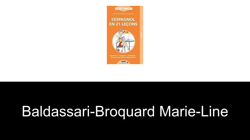 livres de Baldassari-Broquard Marie-Line