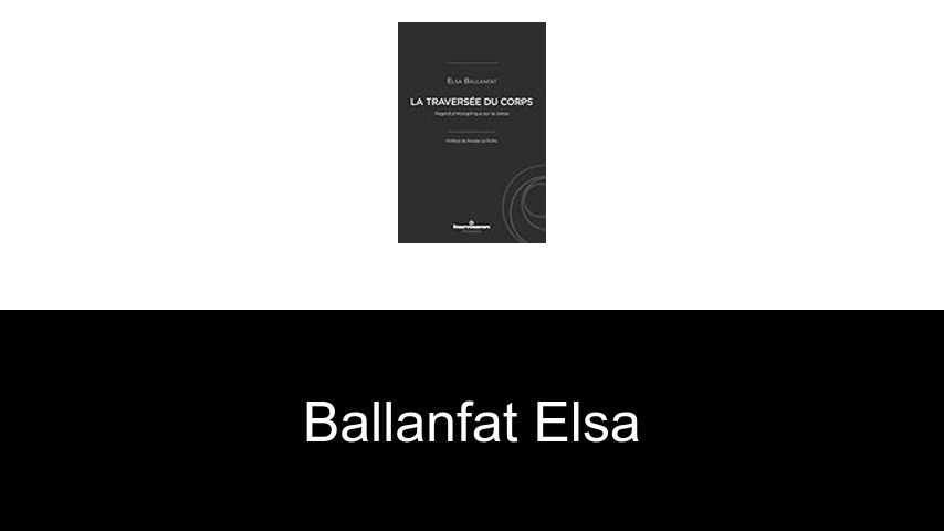 livres de Ballanfat Elsa