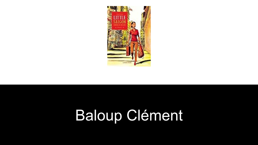 livres de Baloup Clément
