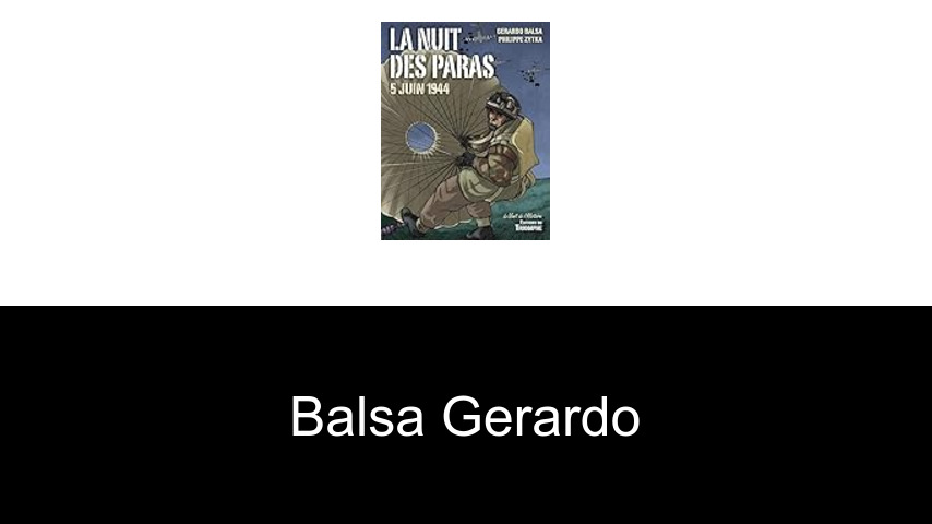 livres de Balsa Gerardo