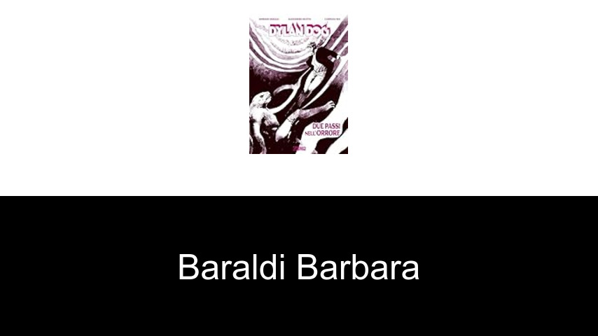 livres de Baraldi Barbara