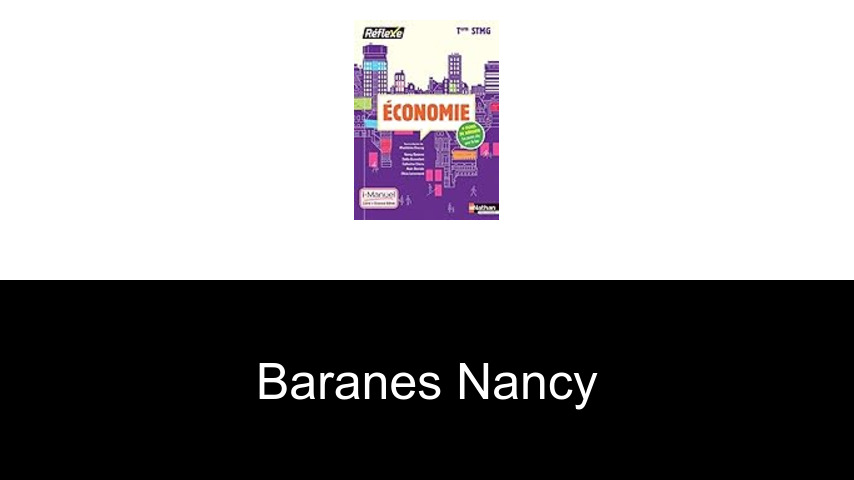 livres de Baranes Nancy